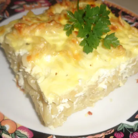 Zapečena tjestenina sa svježim kravljim sirom