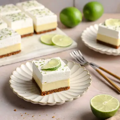 Kremaste kocke sa limetom (Lime pie bars)