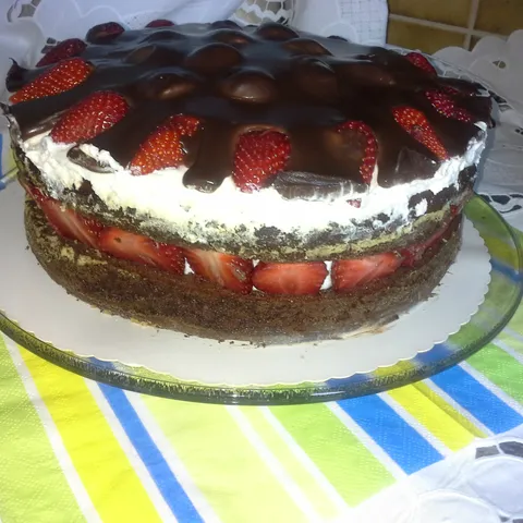 Cokoladna torta sa jagodama