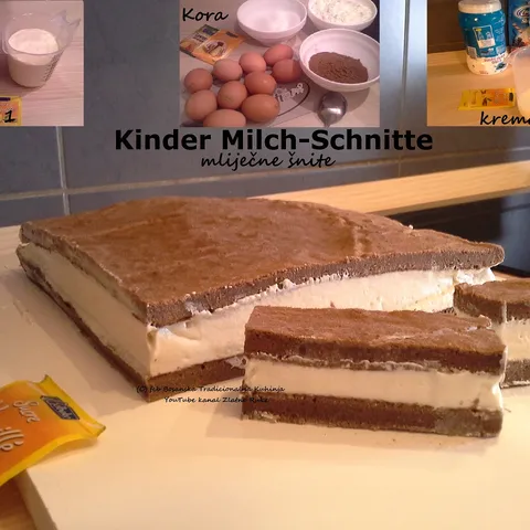 Kinder Milchschnitte / dječije mliječne šnite