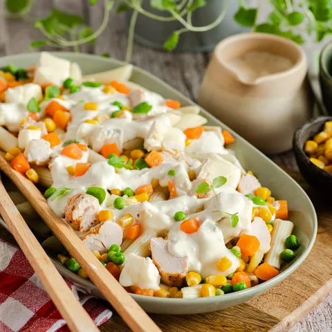 Salata od piletine i makarona