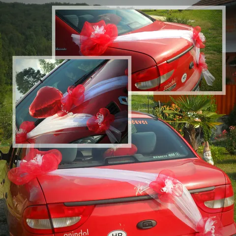 Crveni auto sa srcetom 02