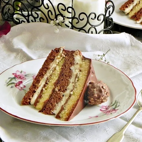 Ganache torta s lješnjacima