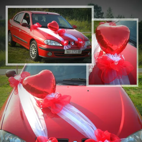 Crveni auto sa srcetom 01