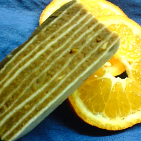 Oranž-čoko rozen torta