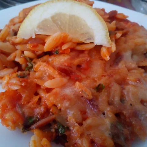 Kritharaki (zapečena grčka tijestenina)