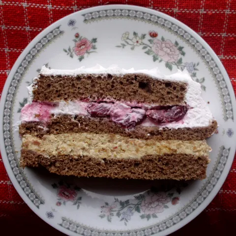 Voćna torta sa plazmom i kiselom pavlakom