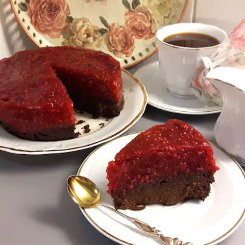 Mudcake od batate sa filom od malina