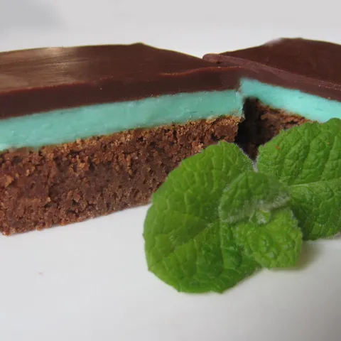 Chocolate mint brownies