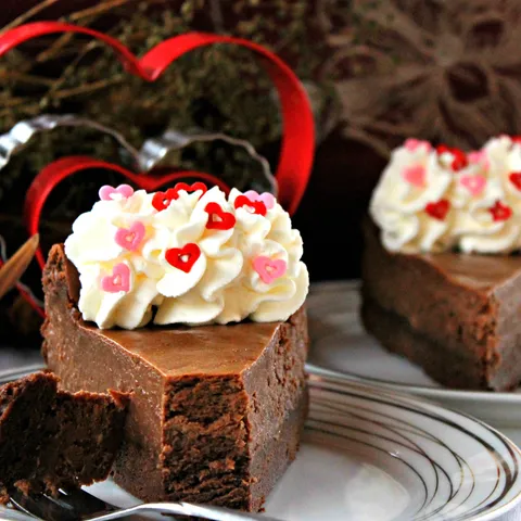 Brownie Truffle Cheesecake...