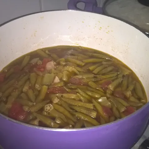 Bamija sa slaninom