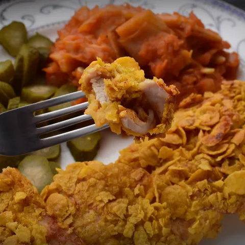 ღ Hrskava puretina u cornflakesu