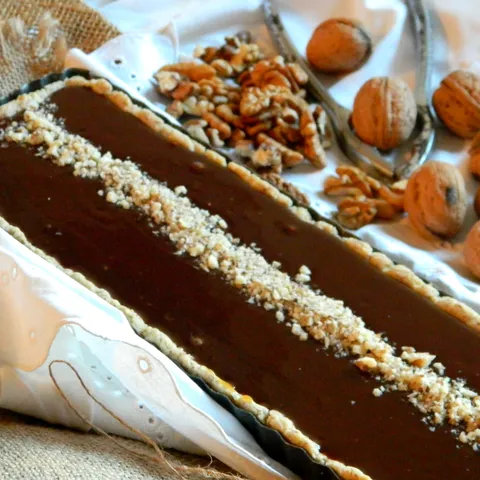 Karamel tart s orasima