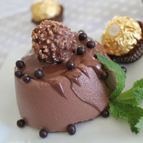 Ferrero Rocher Panna Cotta