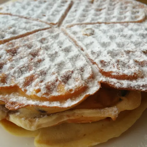 wafle sa cokoladom i orasima