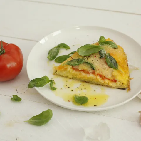 Fritaja s rajčicom i mozzarellom