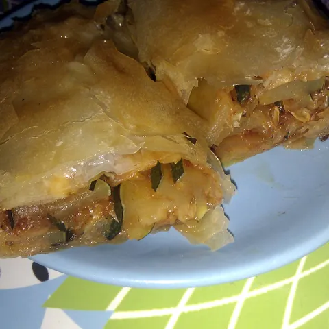 Savijača s tikvicama /vegan/