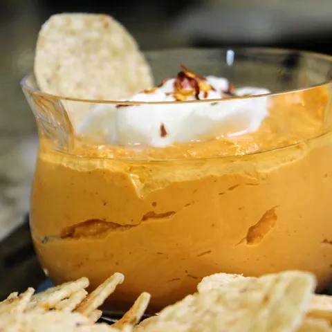 Spicy sweet potato hummus