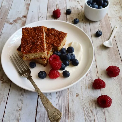 Fudgy Banana Baked Oats