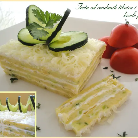 Torta od rendanih tikvica i kisele pavlake by Milica74