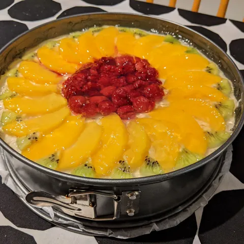 Nepečena voćna torta (veganska/posna opcija)