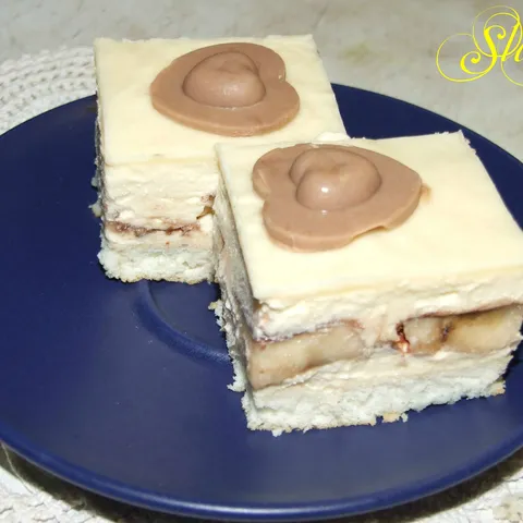 Ledene bele kocke sa bananama