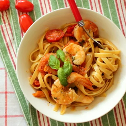 Fettucine s Kozicama