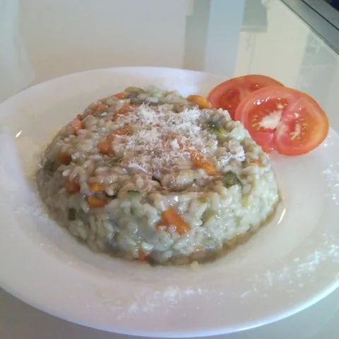 Risotto s mrkvom i tikvicama