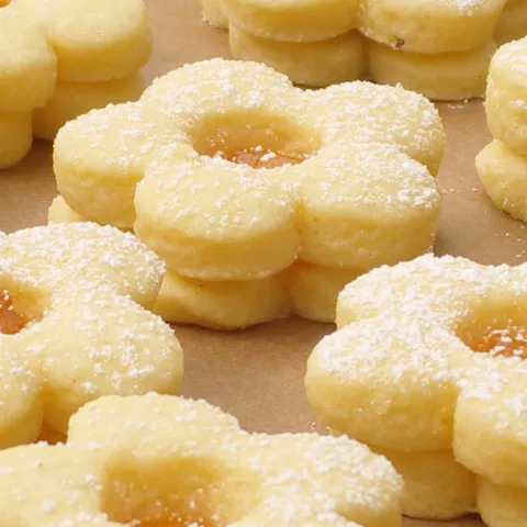 Keksići s marmeladom i linoladom