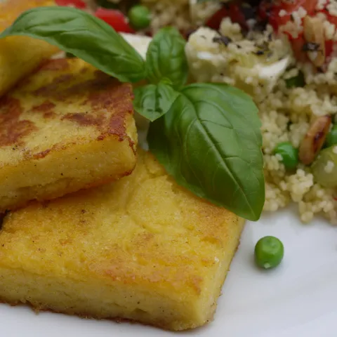 Przene polenta kocke