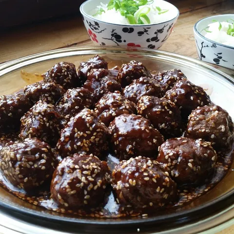 Teriyaki mesne loptice (cuftice)