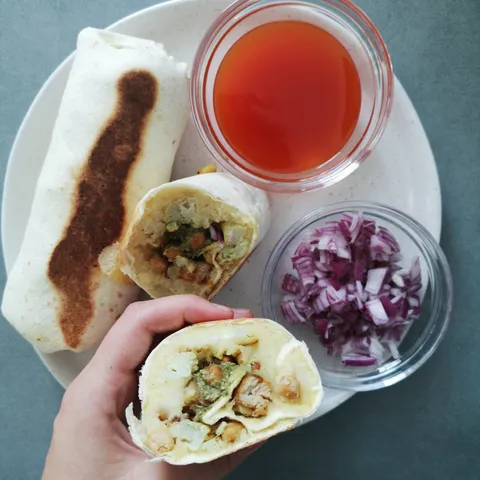 INDIJSKI STREET BURRITO (vegan)