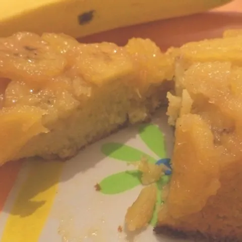 Upside-down Banana Pineapple Cake