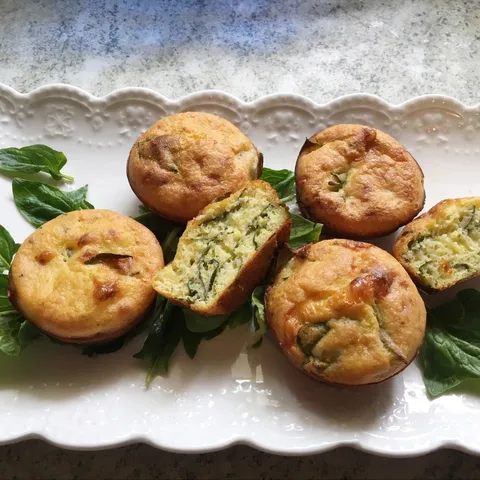 Slani muffini sa sirom i špinatom