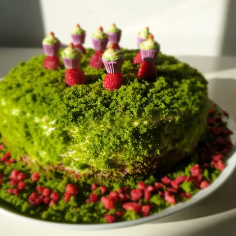 Torta sa špinatom i malinama