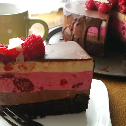 Cokoladna torta sa malinama