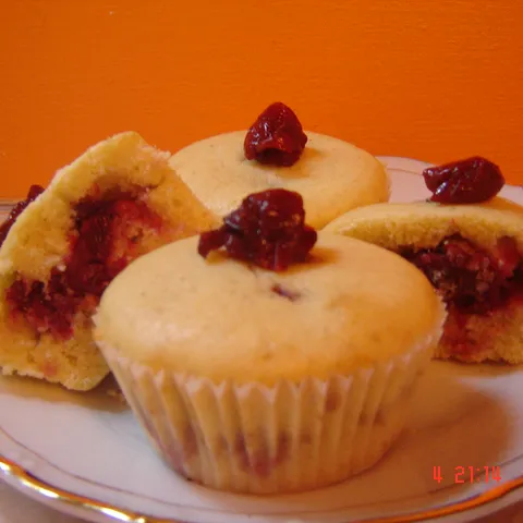 Cherry-Vanilla Muffins