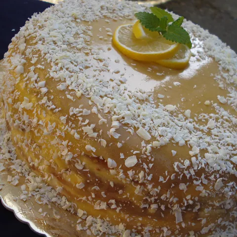 bijela torta od limuna