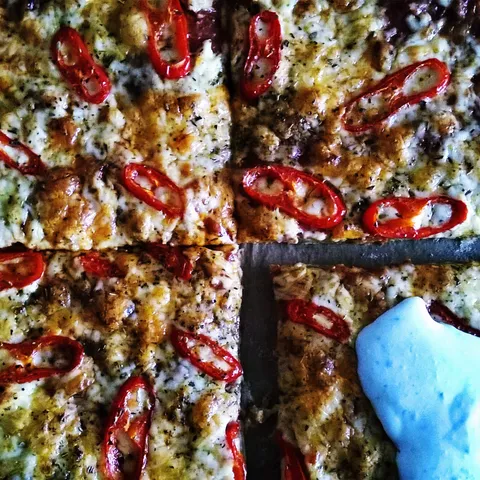 Slavonska pizza s raženim brašnom