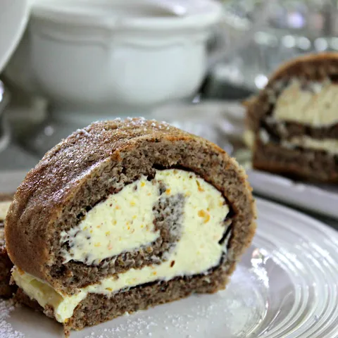 Orange & Chocolate Mascarpone Roulade...