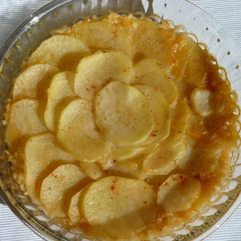 Zapečeni krumpir s rižom