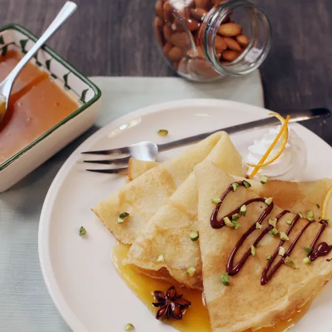 Palačinke u umaku od marelica