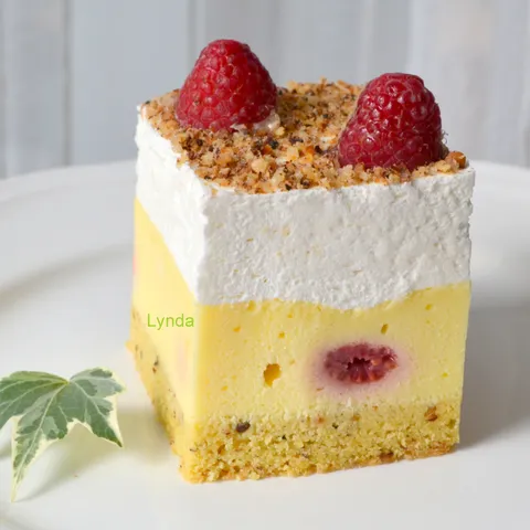 Jogurt pita sa lješnjacima i malinama