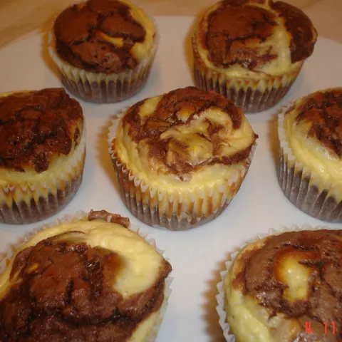 Cheesy-schoko muffins