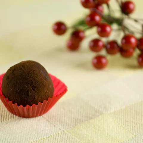 Marcipan truffle