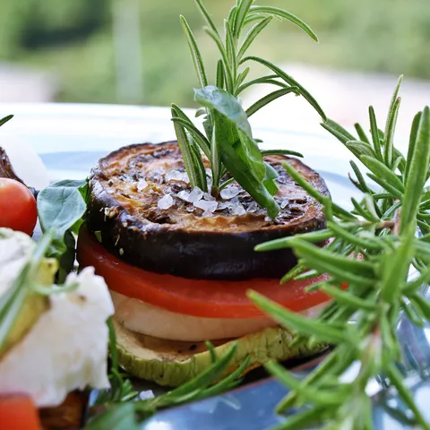 ღ  Grillane balancane & tikvice s pomidorom mozzarelom