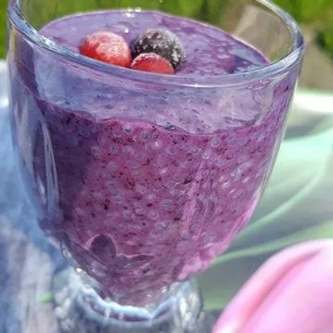 Chia puding sa borovnicama