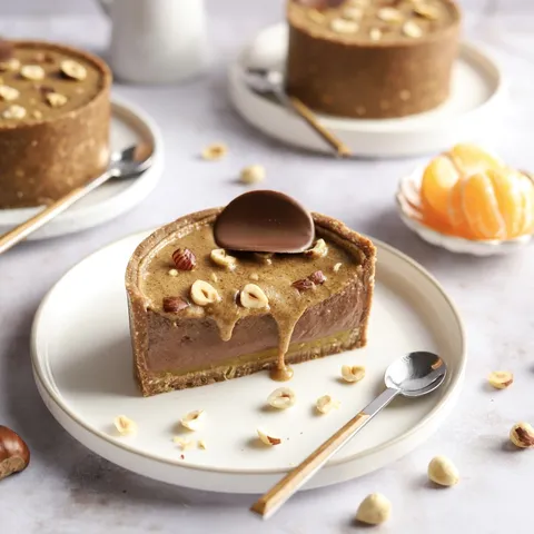 Flan od kestena, mandarina i paste od karameliziranih lješnjaka