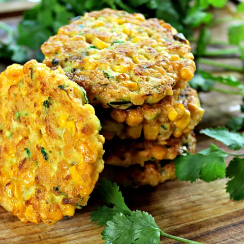 Garbanzo-Zucchini Fritters...