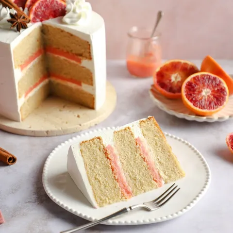 Torta s crvenom narančom